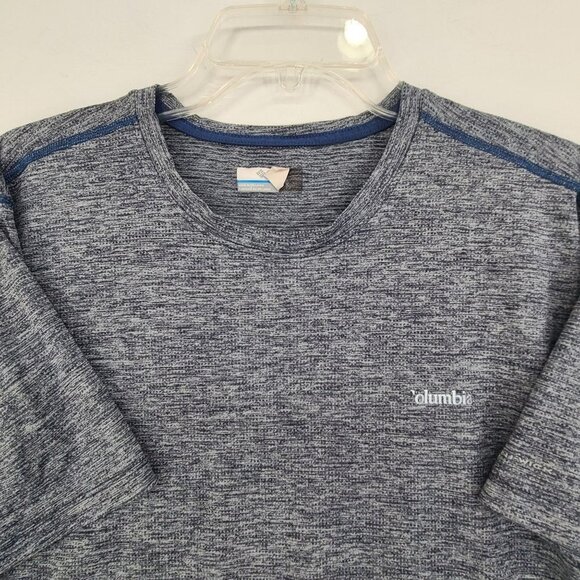 Columbia Women's Short Sleeve Moisture Wicking Activewear Top Gray Size XL - Picture 4 of 9